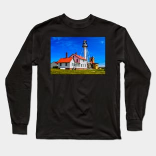 “Whitefish Point Lighthouse” Long Sleeve T-Shirt